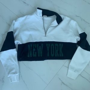 Rare brandy quarter zip up